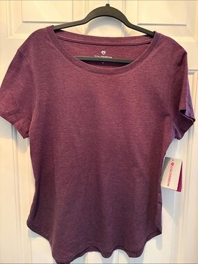 Colosseum Women's Short Sleeve Crew Tee in Plum Heather